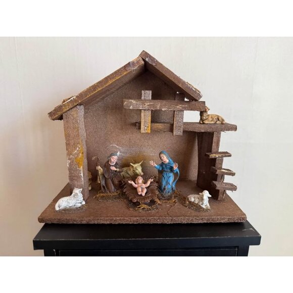 Vintage Nativity Scene Made in Italy - Picture 1 of 6